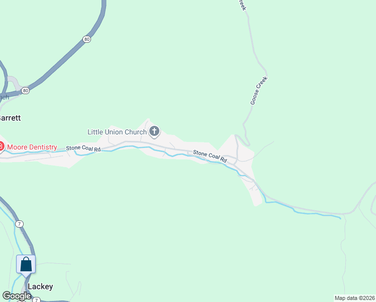 map of restaurants, bars, coffee shops, grocery stores, and more near 45 Lawson Drive in Garrett