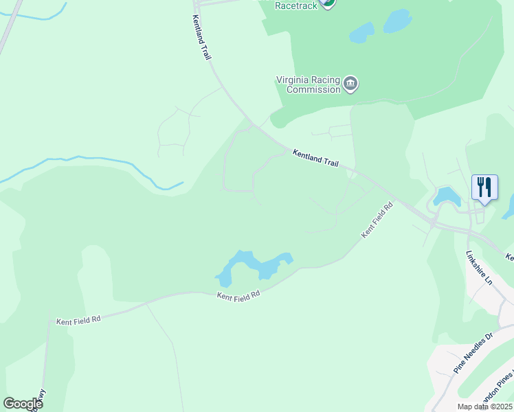 map of restaurants, bars, coffee shops, grocery stores, and more near 5644 Yellow Jasmine Road in Providence Forge