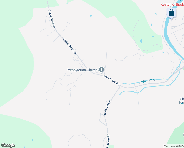 map of restaurants, bars, coffee shops, grocery stores, and more near 574 Cedar Creek Road in Pikeville