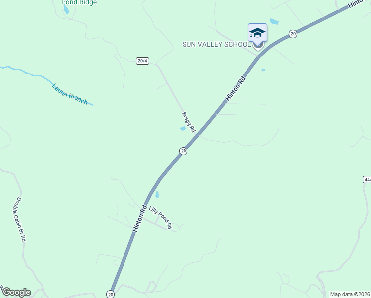 map of restaurants, bars, coffee shops, grocery stores, and more near 4572 Hinton Road in Athens