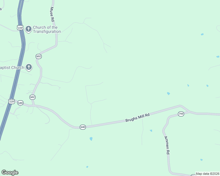 map of restaurants, bars, coffee shops, grocery stores, and more near 110 Brughs Mill Road in Fincastle