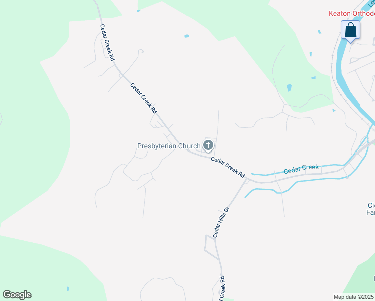 map of restaurants, bars, coffee shops, grocery stores, and more near 574 Cedar Creek Road in Pikeville