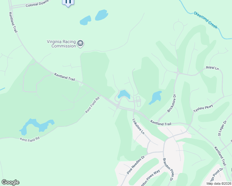 map of restaurants, bars, coffee shops, grocery stores, and more near 5650 Villa Green Drive in Providence Forge