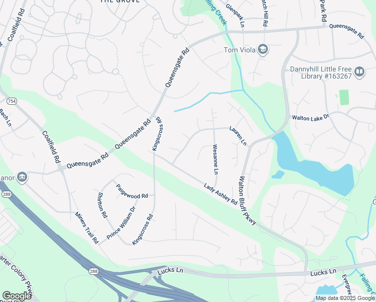 map of restaurants, bars, coffee shops, grocery stores, and more near 13313 Lauren Lane in Midlothian
