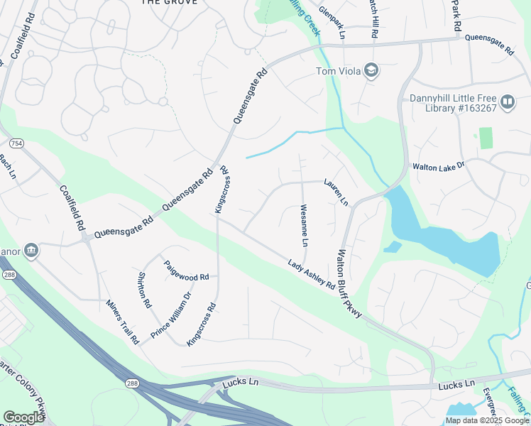 map of restaurants, bars, coffee shops, grocery stores, and more near 13313 Lauren Lane in Midlothian