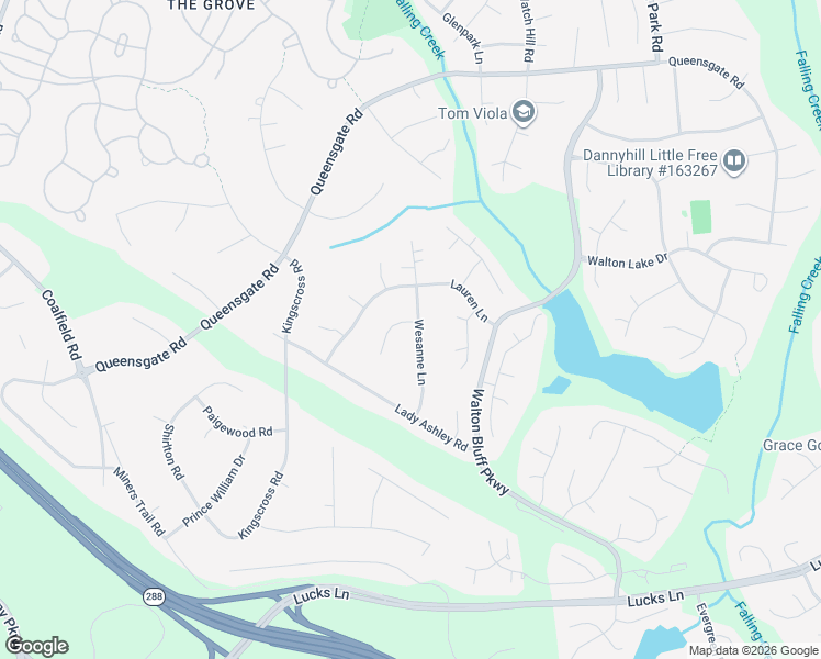 map of restaurants, bars, coffee shops, grocery stores, and more near 13200 Wesanne Terrace in Midlothian