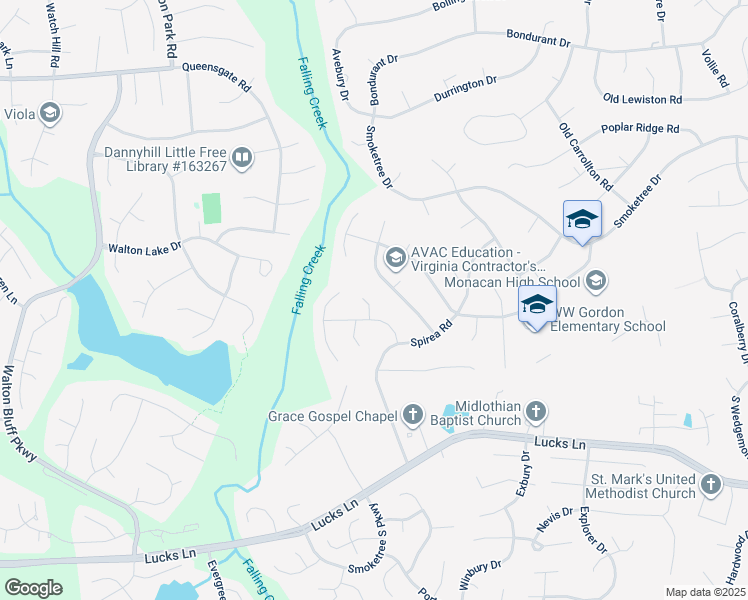 map of restaurants, bars, coffee shops, grocery stores, and more near 907 Yucca Lane in Richmond