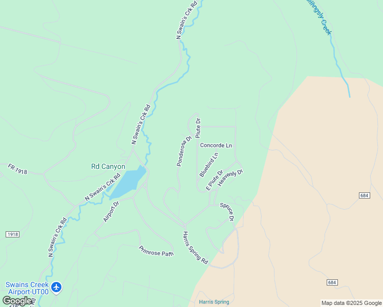 map of restaurants, bars, coffee shops, grocery stores, and more near 1275 North Piute Drive in Duck Creek Village