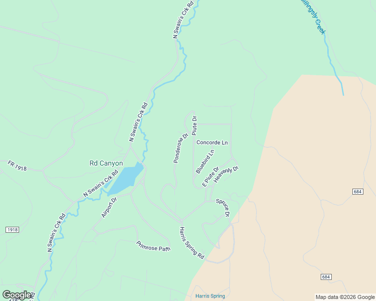 map of restaurants, bars, coffee shops, grocery stores, and more near 1275 North Piute Drive in Duck Creek Village