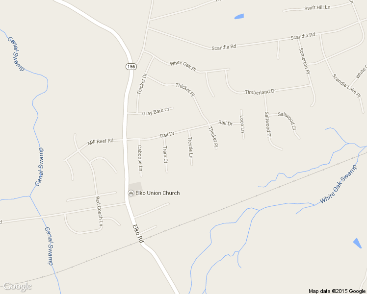map of restaurants, bars, coffee shops, grocery stores, and more near 6712 Trestle Lane in Sandston