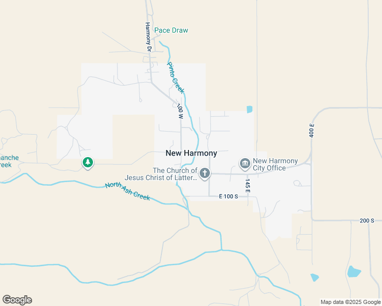map of restaurants, bars, coffee shops, grocery stores, and more near in New Harmony