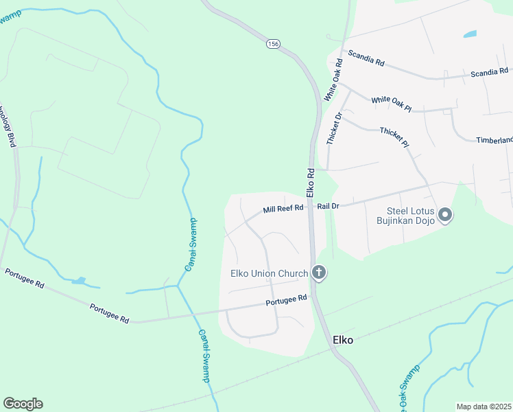 map of restaurants, bars, coffee shops, grocery stores, and more near 4804 Mill Reef Road in Sandston