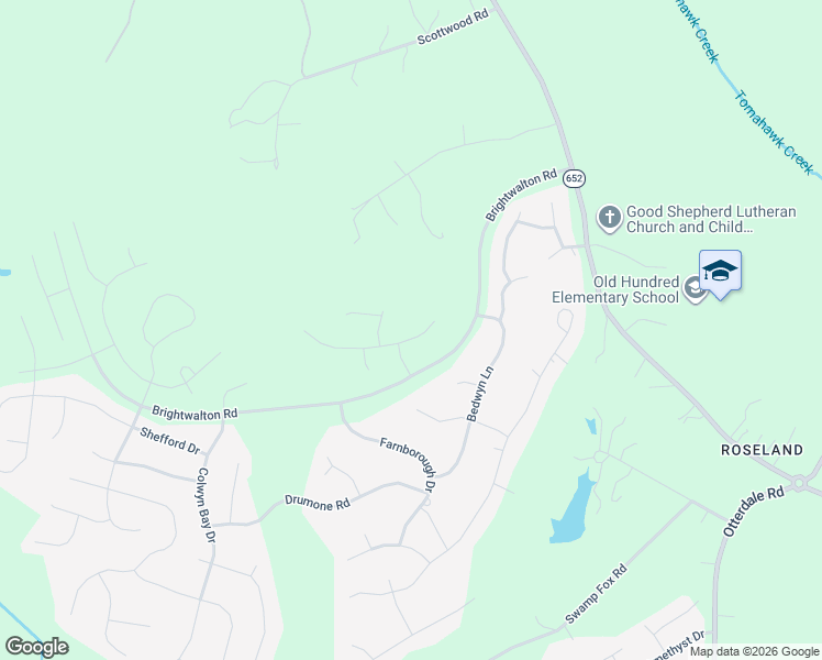 map of restaurants, bars, coffee shops, grocery stores, and more near 15942 Alsdell Road in Midlothian