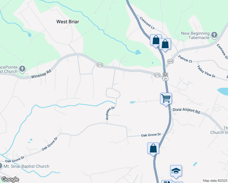 map of restaurants, bars, coffee shops, grocery stores, and more near 105-185 State Route 798 in Madison Heights