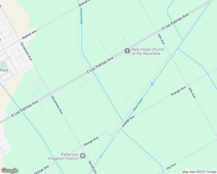 map of restaurants, bars, coffee shops, grocery stores, and more near 15701 Chestnut Avenue in Patterson