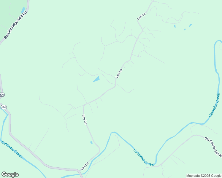 map of restaurants, bars, coffee shops, grocery stores, and more near Lee Lane in Botetourt County