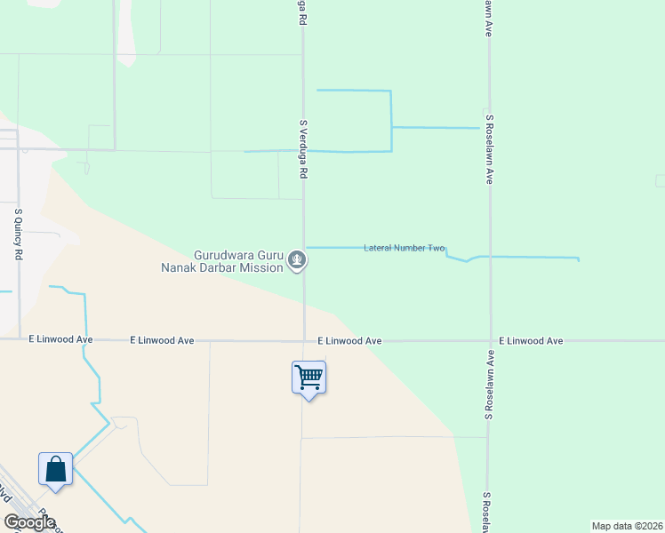 map of restaurants, bars, coffee shops, grocery stores, and more near 1206 South Verduga Road in Turlock