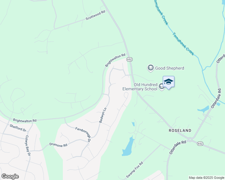 map of restaurants, bars, coffee shops, grocery stores, and more near 15813 Draycot Drive in Midlothian