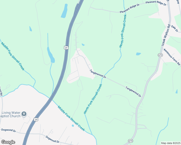map of restaurants, bars, coffee shops, grocery stores, and more near 295 Tanglewood Drive in Madison Heights