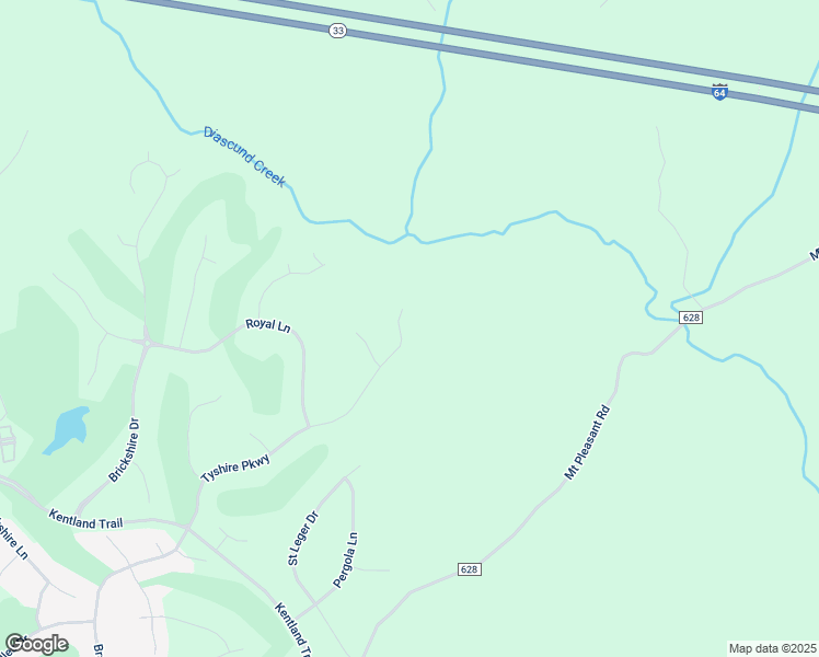 map of restaurants, bars, coffee shops, grocery stores, and more near 5751 Tyshire Parkway in Providence Forge