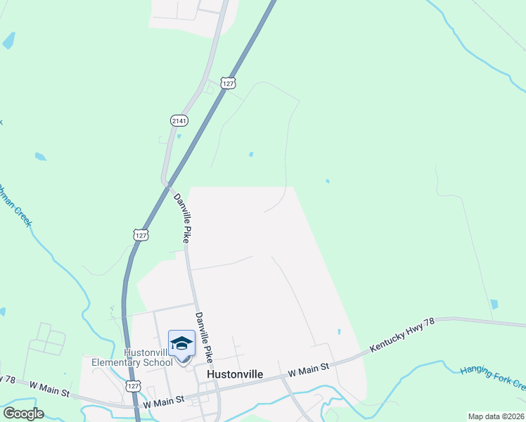 map of restaurants, bars, coffee shops, grocery stores, and more near 424 Dallas Drive in Hustonville