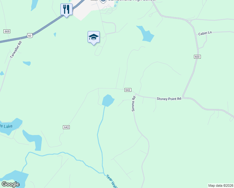 map of restaurants, bars, coffee shops, grocery stores, and more near 21 Clements Road in Cumberland