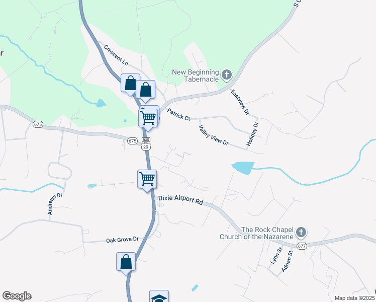 map of restaurants, bars, coffee shops, grocery stores, and more near 142 East Vail Drive in Madison Heights