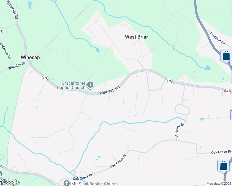 map of restaurants, bars, coffee shops, grocery stores, and more near 497 Winesap Road in Madison Heights