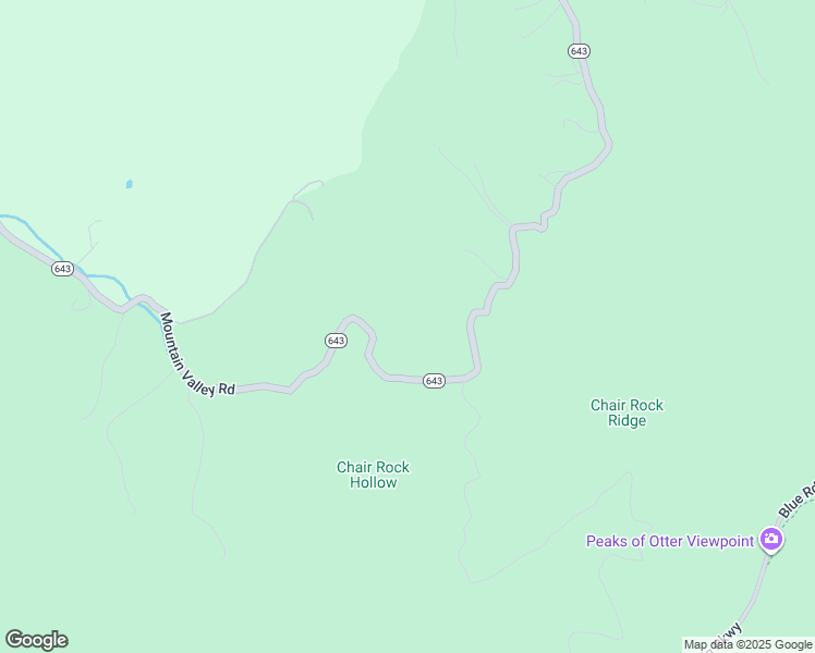 map of restaurants, bars, coffee shops, grocery stores, and more near 2159 Mountain Valley Road in Buchanan