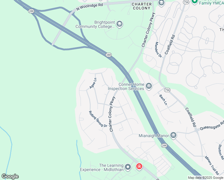 map of restaurants, bars, coffee shops, grocery stores, and more near 901 Clayborne Lane in Midlothian