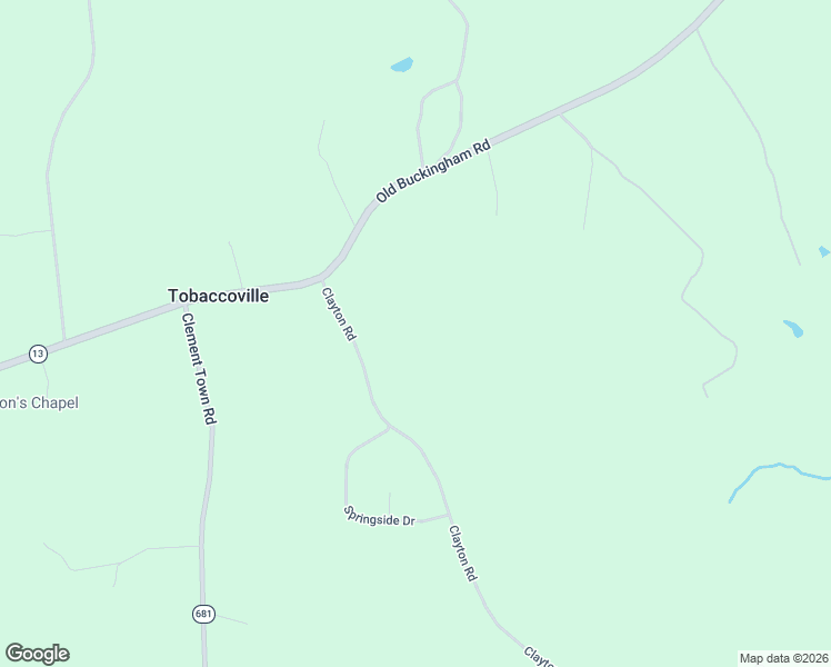 map of restaurants, bars, coffee shops, grocery stores, and more near 1150 Clayton Road in Powhatan