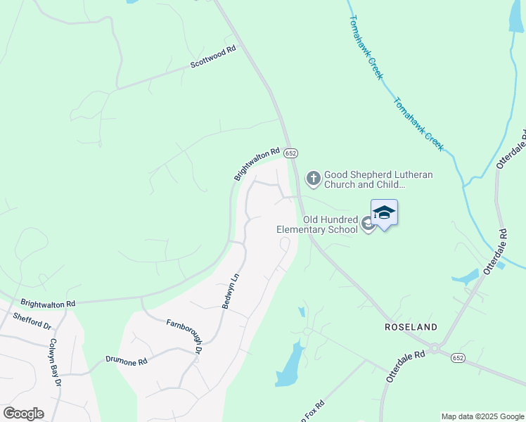 map of restaurants, bars, coffee shops, grocery stores, and more near 15706 Draycot Drive in Midlothian