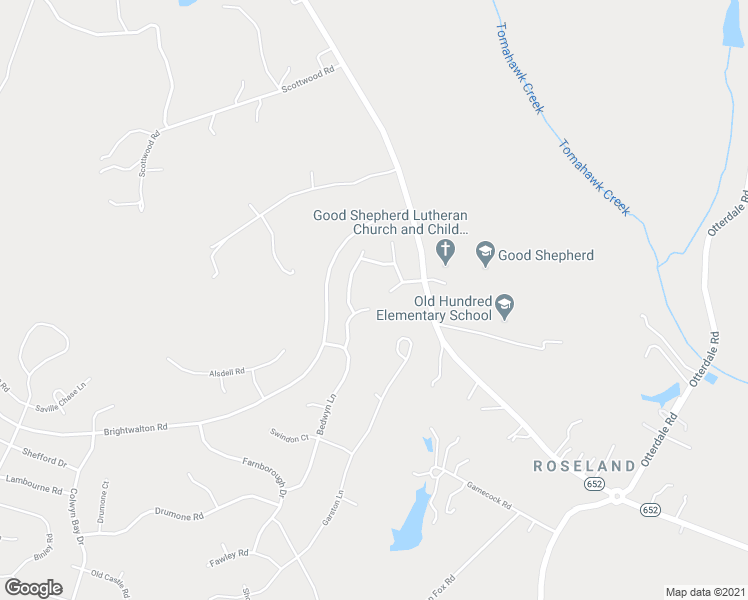 map of restaurants, bars, coffee shops, grocery stores, and more near 15706 Draycot Drive in Midlothian