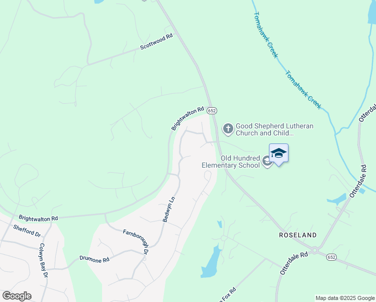 map of restaurants, bars, coffee shops, grocery stores, and more near 15712 Draycot Drive in Midlothian