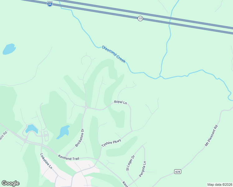 map of restaurants, bars, coffee shops, grocery stores, and more near 5740 Chaucer Drive in Providence Forge
