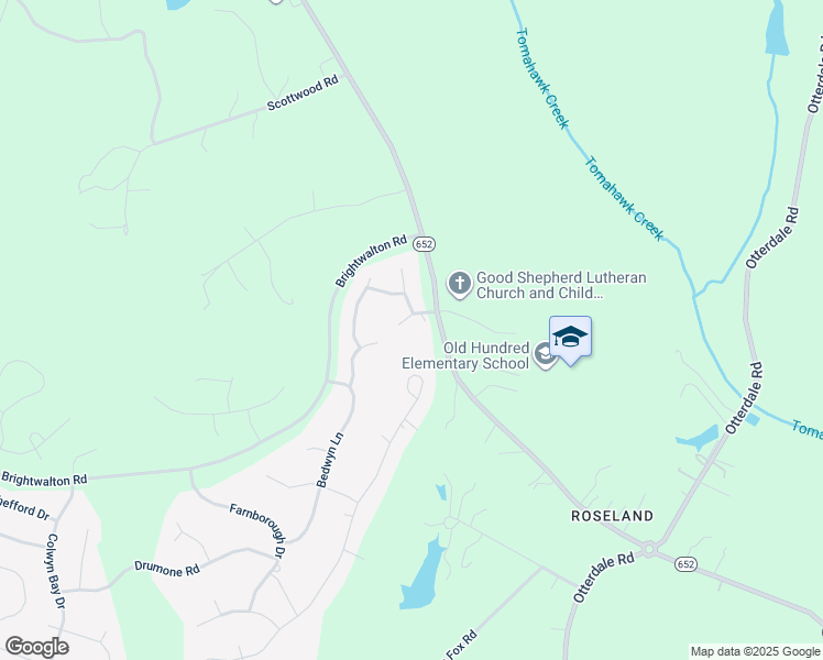 map of restaurants, bars, coffee shops, grocery stores, and more near 15701 Beedon Drive in Midlothian