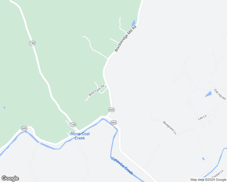 map of restaurants, bars, coffee shops, grocery stores, and more near 6365 Breckinridge Mill Road in Fincastle