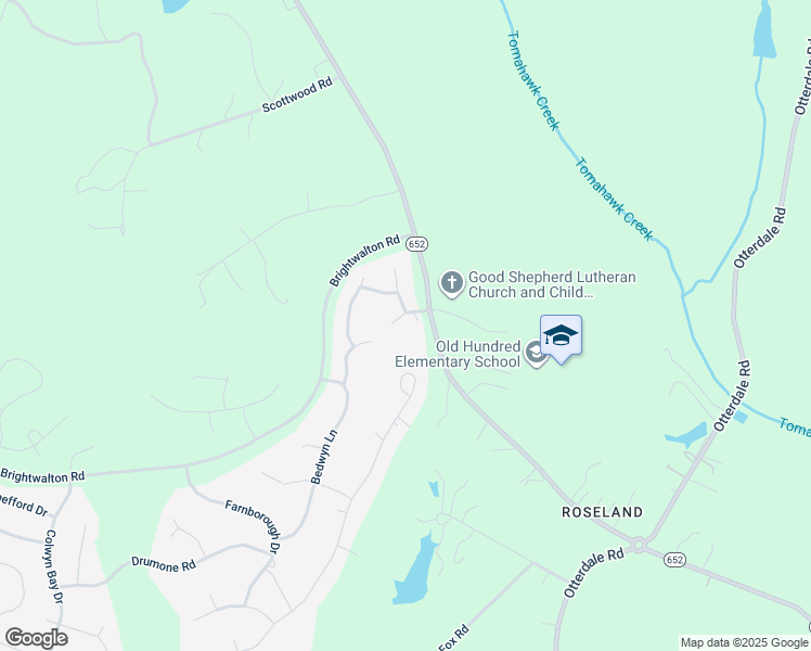 map of restaurants, bars, coffee shops, grocery stores, and more near 15701 Beedon Drive in Midlothian