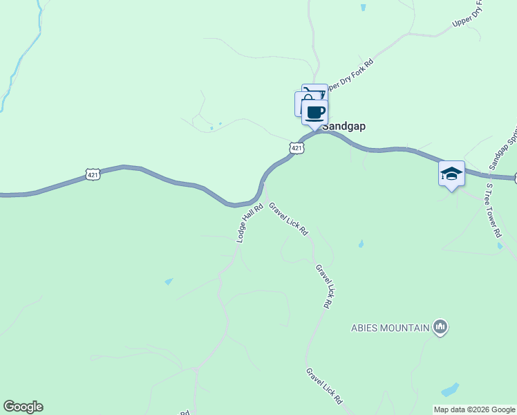 map of restaurants, bars, coffee shops, grocery stores, and more near 202 Lodge Hall Road in McKee