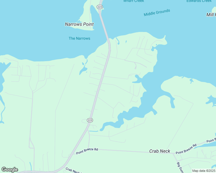 map of restaurants, bars, coffee shops, grocery stores, and more near 68 Ballast Point Road in Hudgins