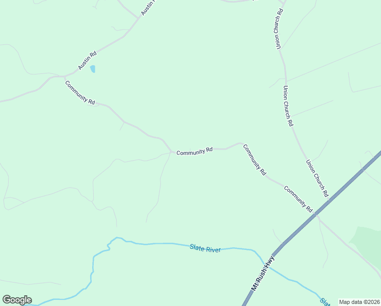 map of restaurants, bars, coffee shops, grocery stores, and more near Community Road in Dillwyn