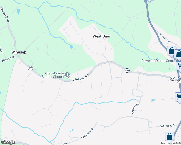 map of restaurants, bars, coffee shops, grocery stores, and more near 33 Wedgewood Place in Madison Heights