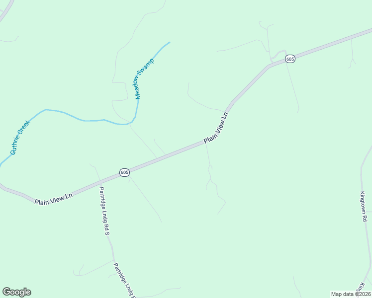 map of restaurants, bars, coffee shops, grocery stores, and more near Plain View Lane in Shacklefords
