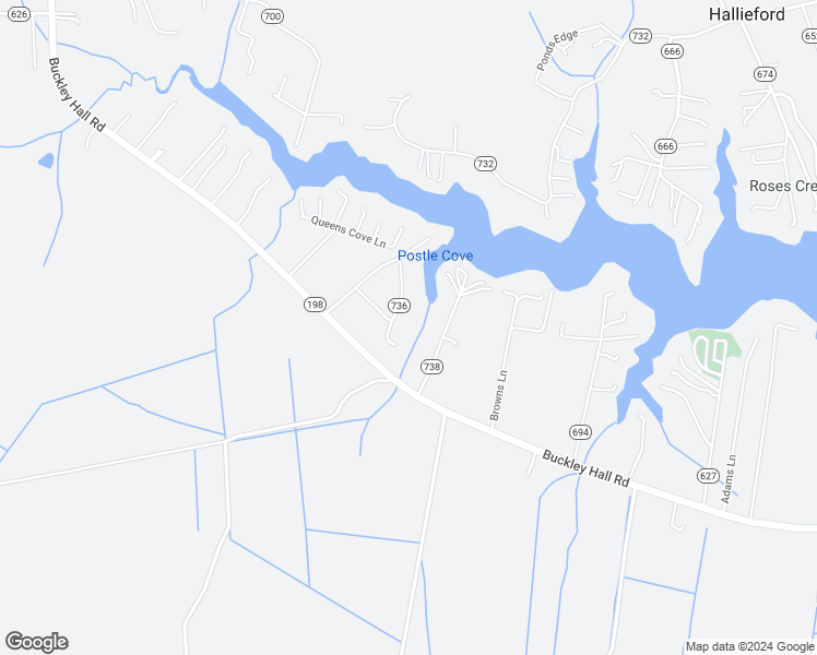 map of restaurants, bars, coffee shops, grocery stores, and more near 46 Cove View Lane in Cobbs Creek