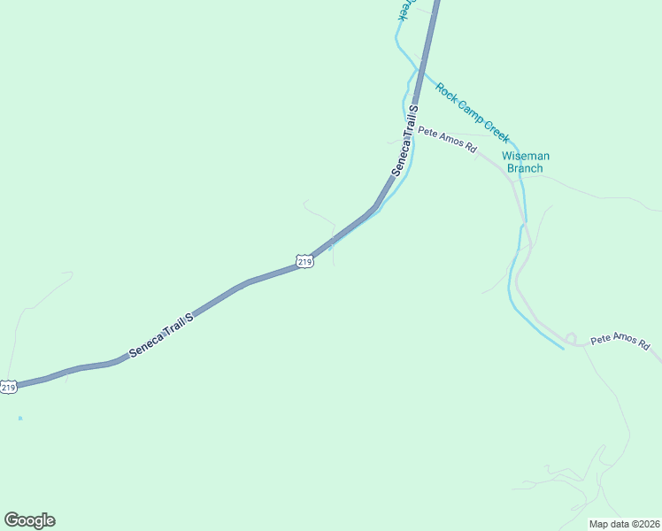 map of restaurants, bars, coffee shops, grocery stores, and more near 13492 Seneca Trail South in Lindside