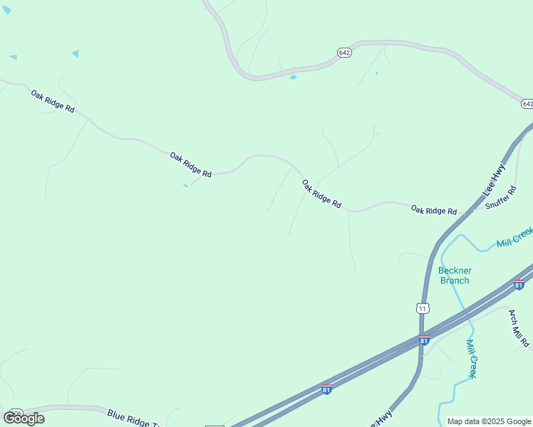 map of restaurants, bars, coffee shops, grocery stores, and more near 639 Oak Ridge Road in Buchanan