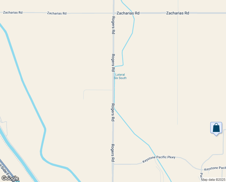 map of restaurants, bars, coffee shops, grocery stores, and more near 13675 Rogers Road in Patterson