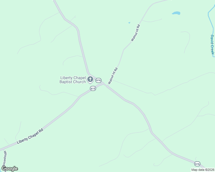 map of restaurants, bars, coffee shops, grocery stores, and more near State Route 615 in Appomattox