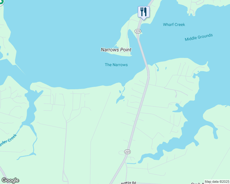 map of restaurants, bars, coffee shops, grocery stores, and more near 509 Cricket Hill Road in Hudgins