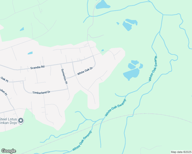 map of restaurants, bars, coffee shops, grocery stores, and more near 5424 White Oak Circle in Sandston